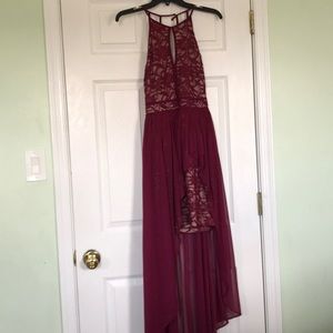 USED 🔥Very Sexy Prom Ready Burgundy Dress